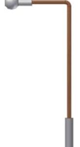 CM130-032 12/3 BALL SCRUBER TUBE, CM5200 HV