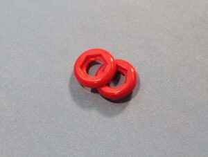 CM129-069 LOCK RING, RED